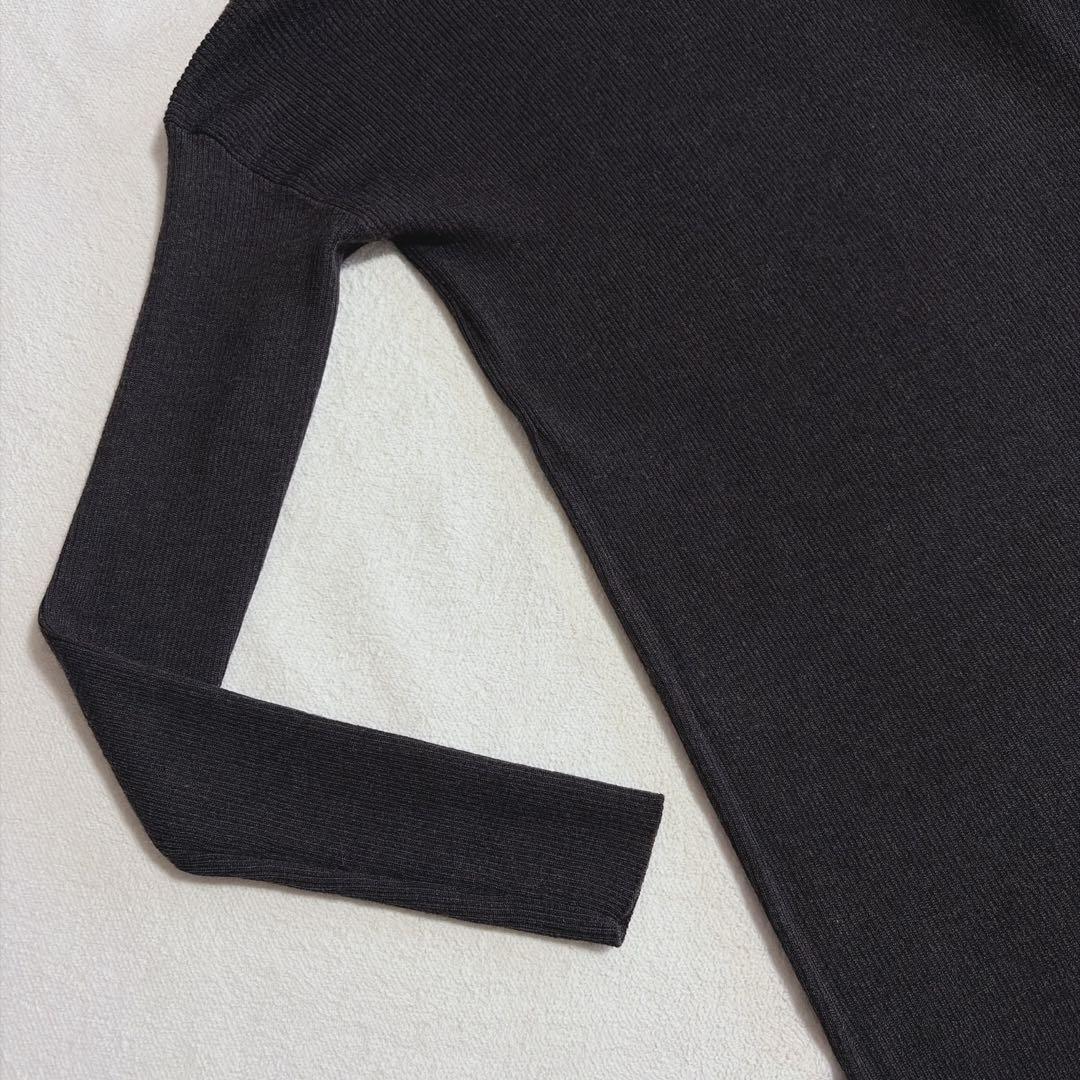 AP STUDIO タートルネック リブニット マキシ ワンピース