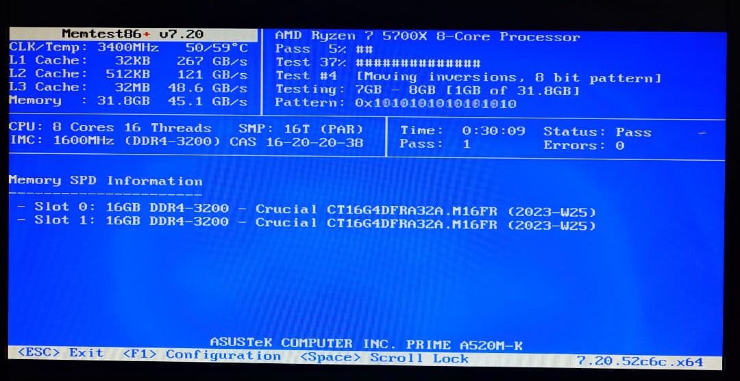 Crucial DDR4 3200 16GB ×2 計 32GB 【動作確認済】