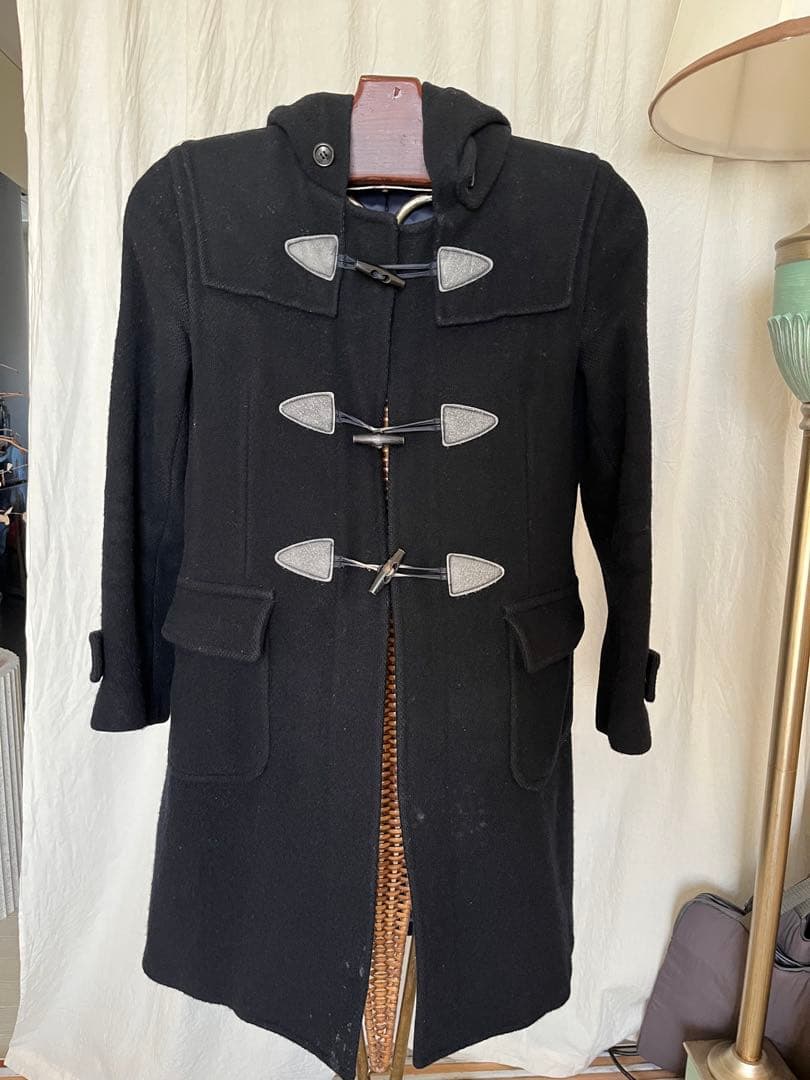 黒 ダッフルコート フード付き　コムデギャルソンarchive