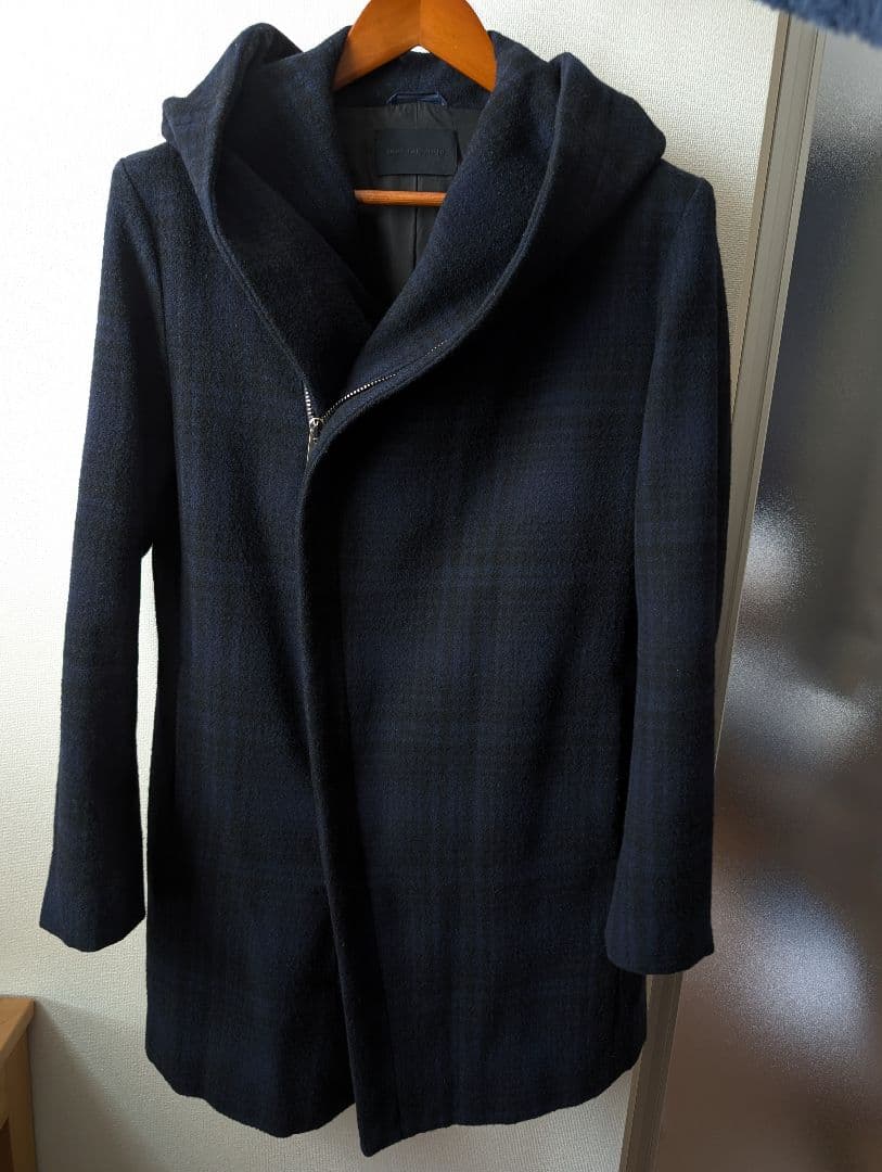 ジュンハシモト wrap coat メルトン ラップコート サイズ4