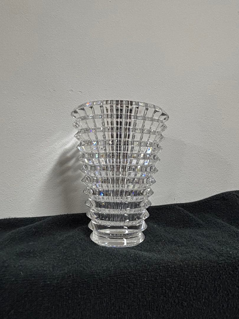 バカラアイベースS フラワーベース　花瓶　クリスタルガラス