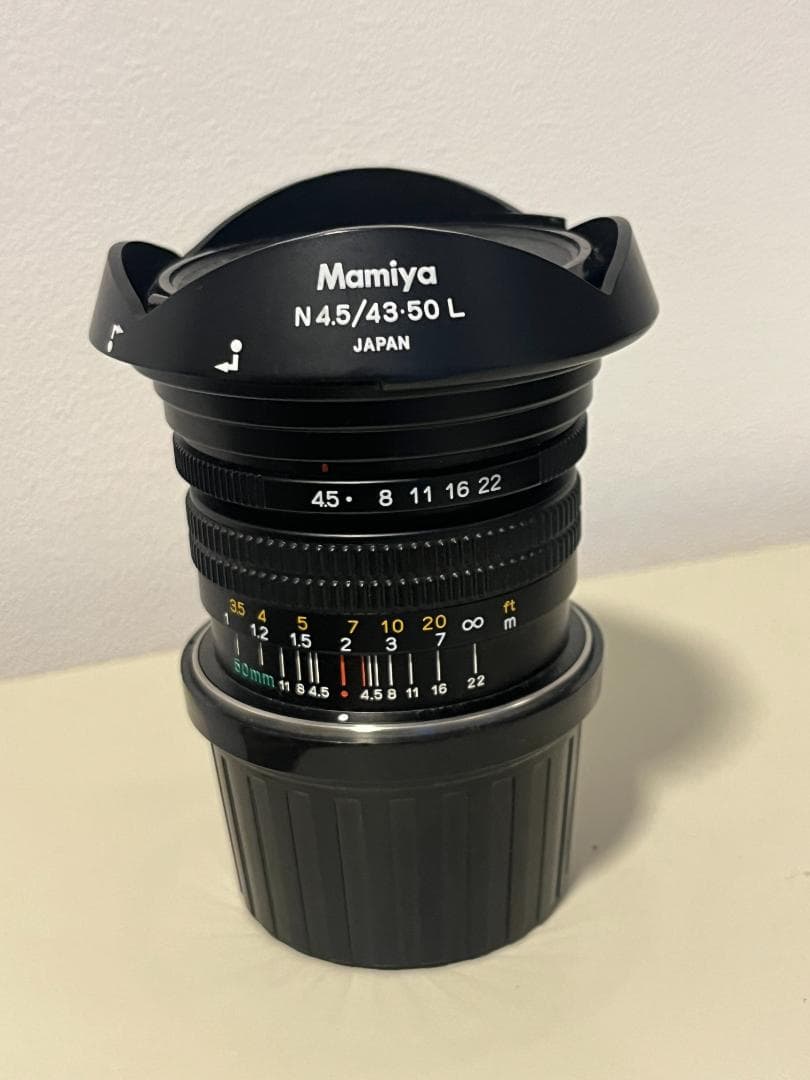 マミヤ　Mamiya 7用 N 50mm F4.5 広角レンズ