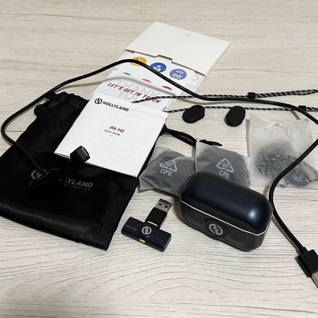 HOLLYLAND LARK M2 ワイヤレスマイク　Type-Cタイプ