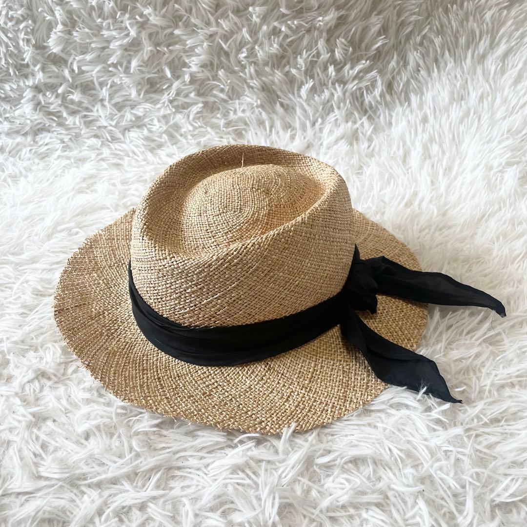 sugri スグリ　ストローハット　麦わら帽子　58cm