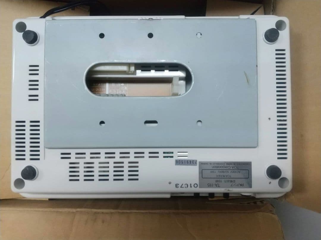 TOA製 TA-115 15W簡易型アンプ 本体