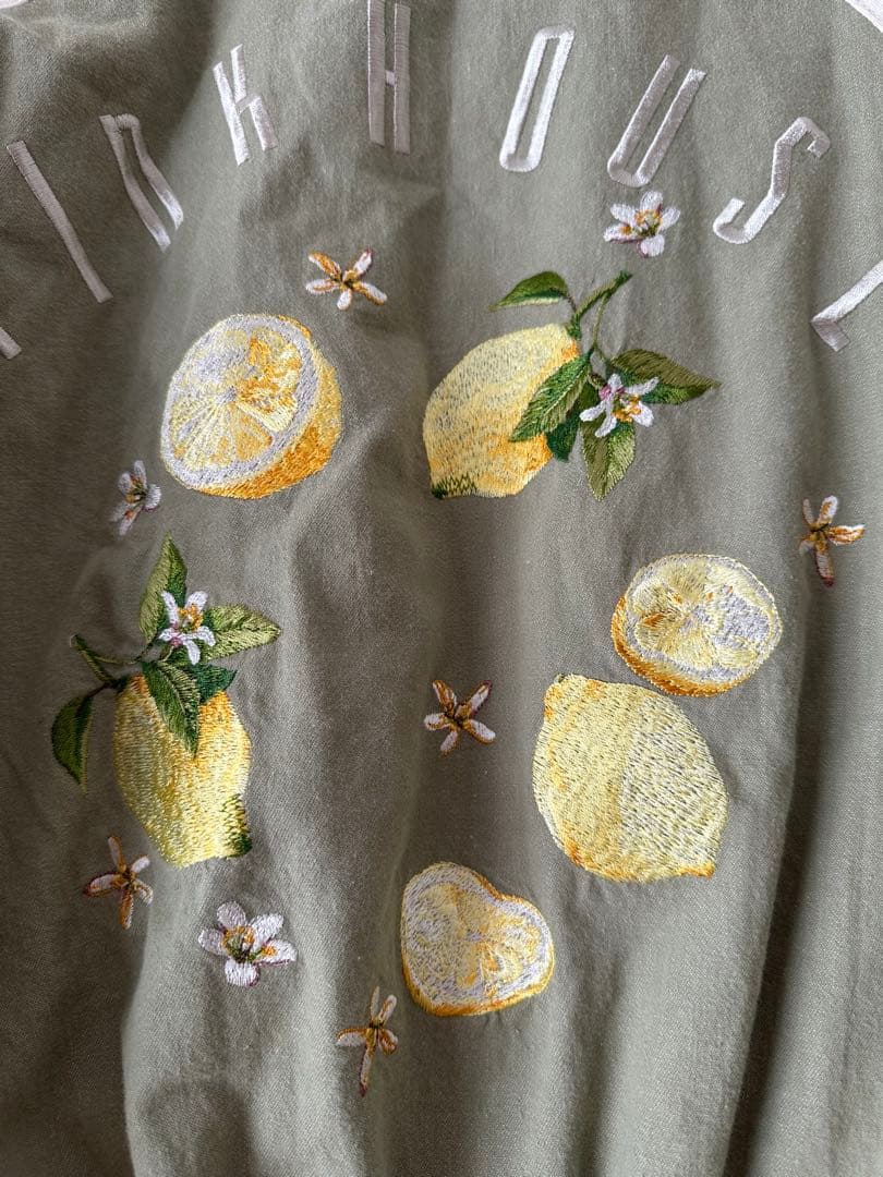 PINK HOUSE レモン刺繍 スカジャン