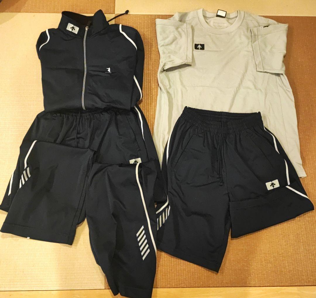 クラーク記念国際高等学校 体操服 長袖上下・半袖上下セット　L