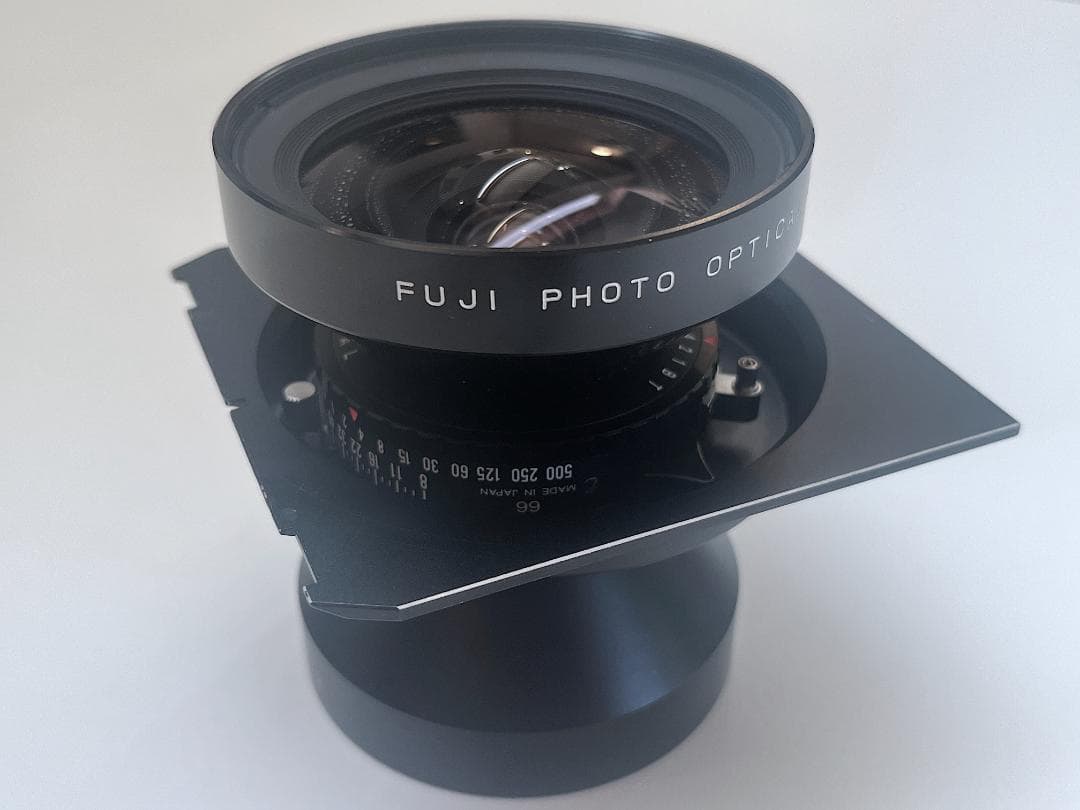 大判 FUJINON SW 105mm f/8 凹みボード COPALシャッター