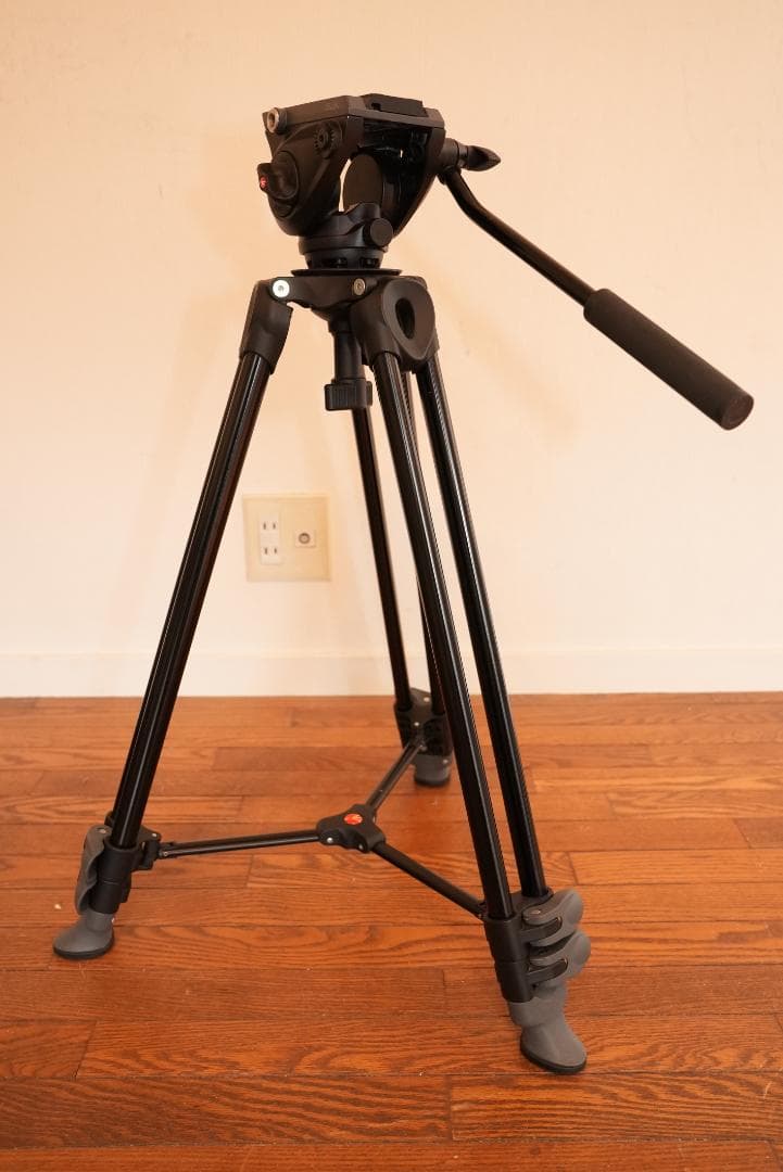 Manfrotto フルードビデオ雲台 ツイン3段アルミ三脚 MVK500AM