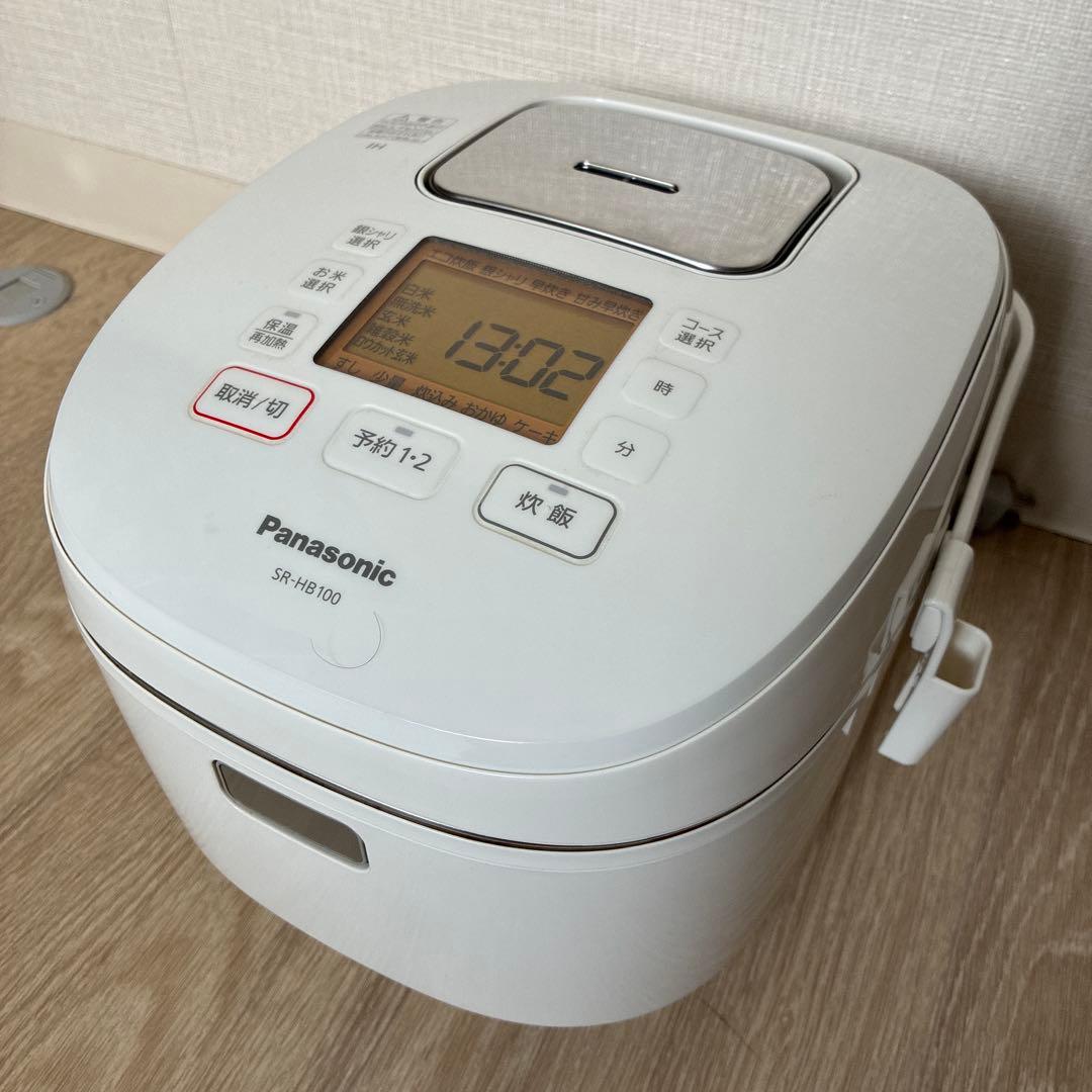 パナソニック Panasonic 炊飯器 白 SR-HB 100