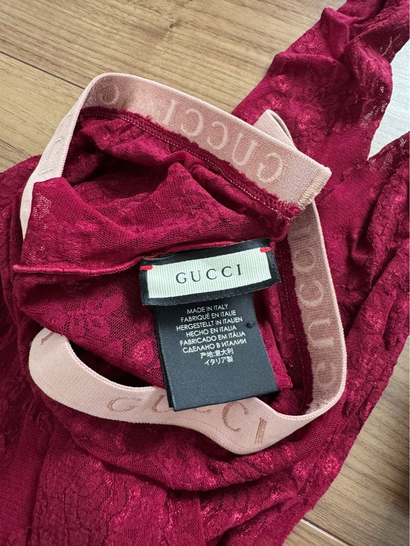 GUCCI レースタイツ Sサイズ 箱付き