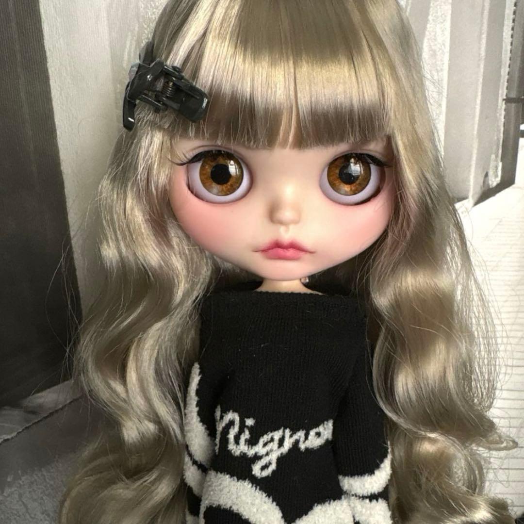 めぐみるく♡アイシードールカスタム❤︎シルバーブロンド❤︎