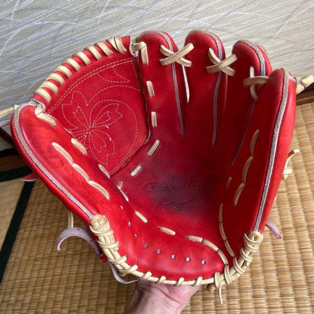 猫*ウ様 ミズノ　グローバルエリート　オーダー軟式投手用グローブ