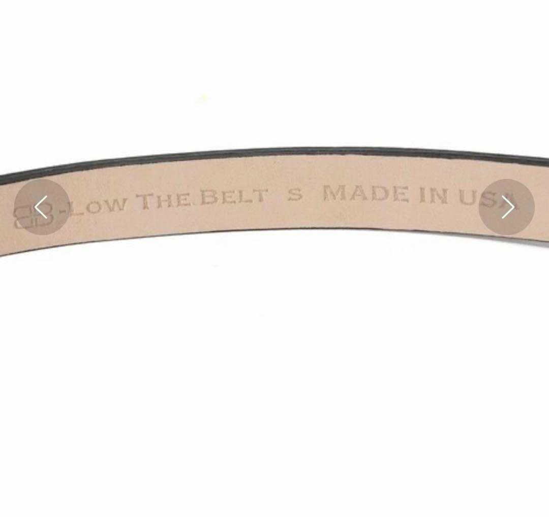 Deuxieme Classe B-LOW THE BELTロングプレートベルト