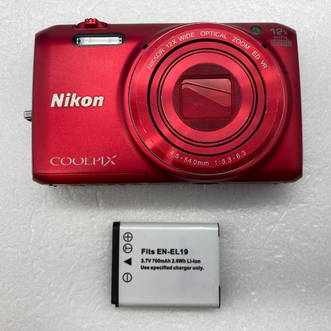 Nikon COOLPIX S6800　レッド