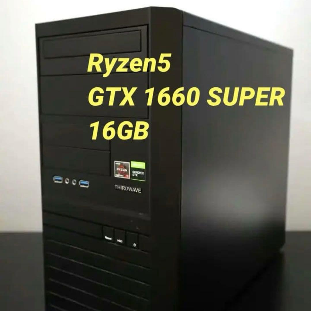 デスクトップPC Ryzen5 3500 GTX 1660super 16GB