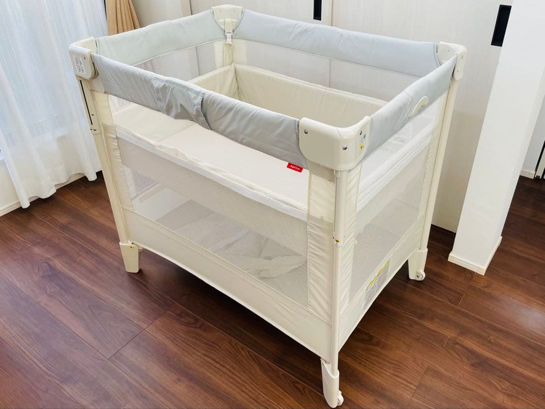 【説明書・収納袋・外箱付】アップリカ ココネルエアーAB ホワイトグレー