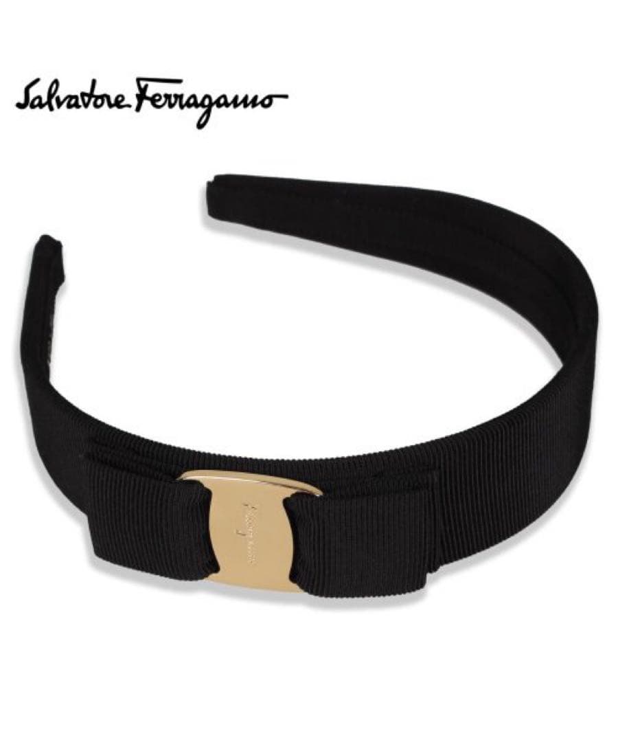 Ferragamo カチューシャ ブラック