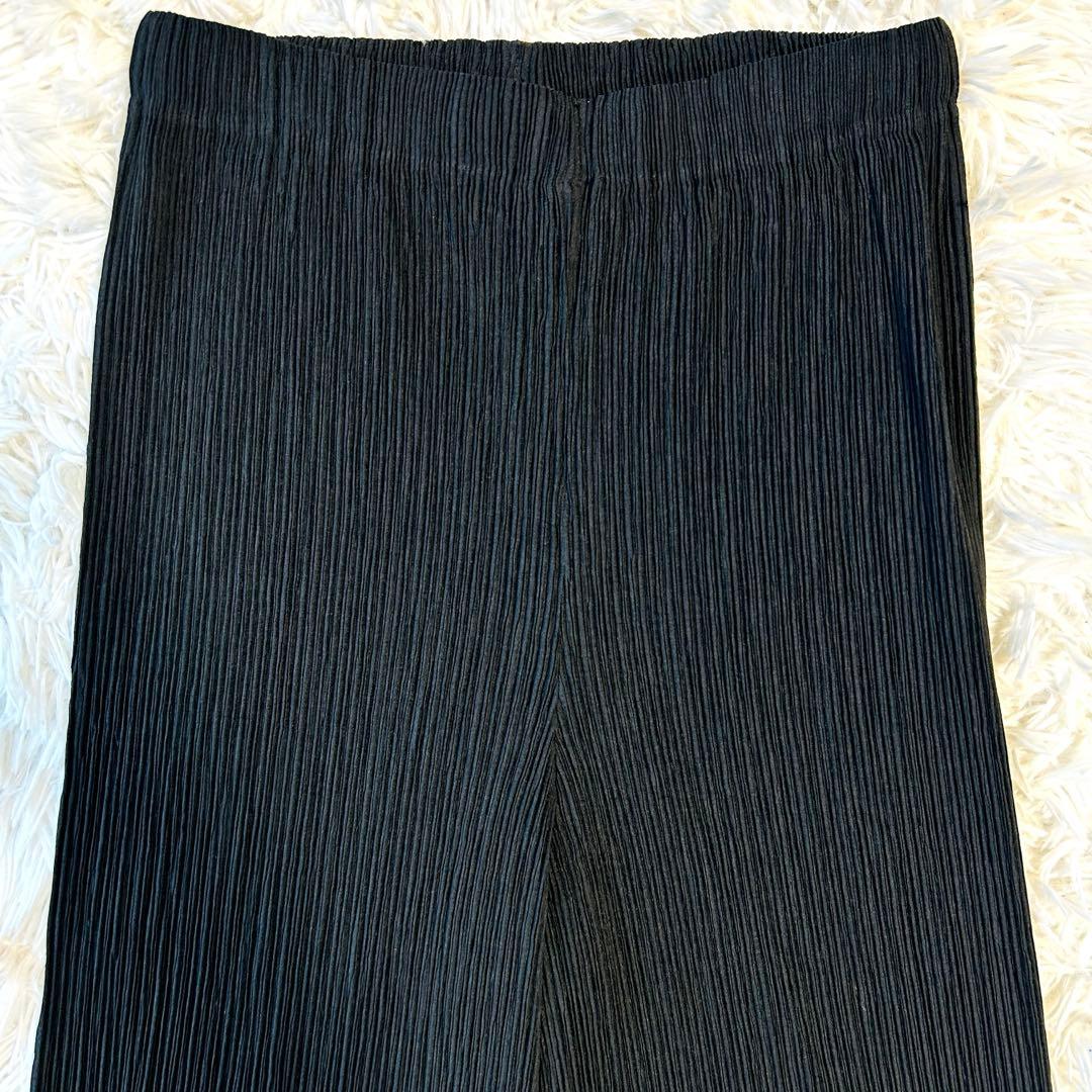 プリーツプリーズ イッセイミヤケ パンツ ブラック