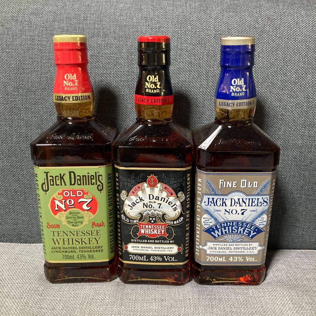 ジャックダニエル　レガシーエディション①②③