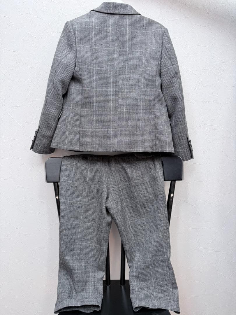 【BEAMS】【靴おまけ】【クリーニング中】スーツ グレー 120入学式 七五三