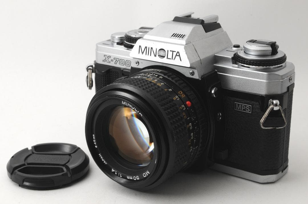 ミノルタ MINOLTA X-700 シルバー MD 50mm F/1.4 希少