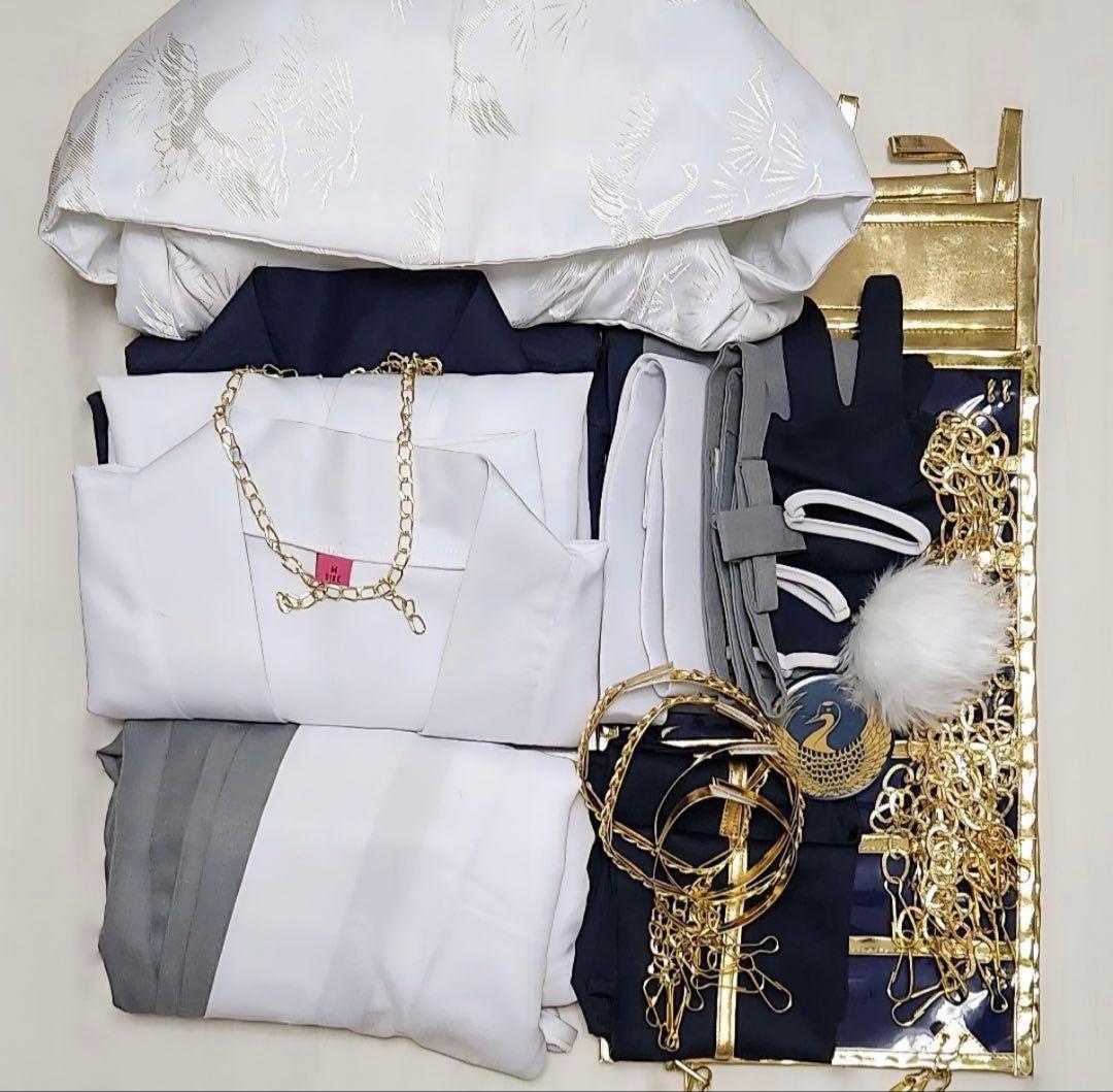 刀剣乱舞 鶴丸国永 コスプレ ウィッグ