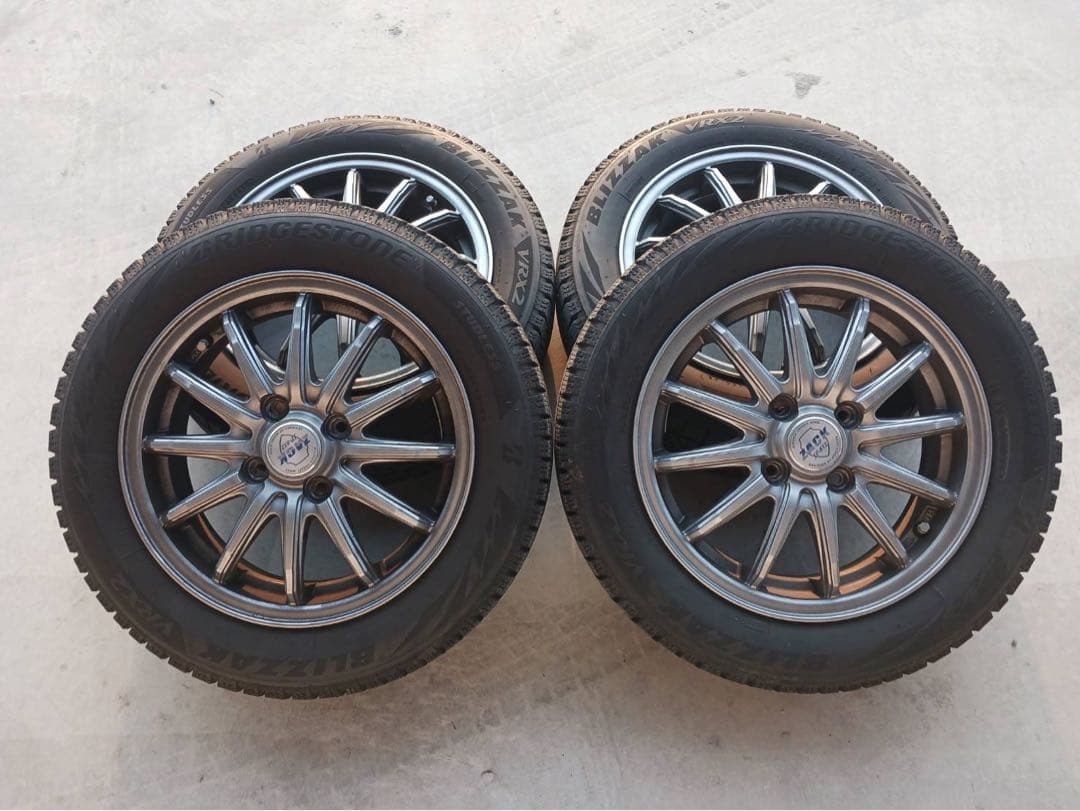 VRX2 155/65R14 スタッドレスタイヤ、ホイールセット