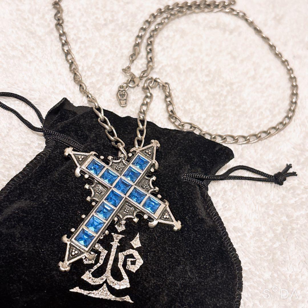 ブルージュエル十字架ペンダント(2018年製)