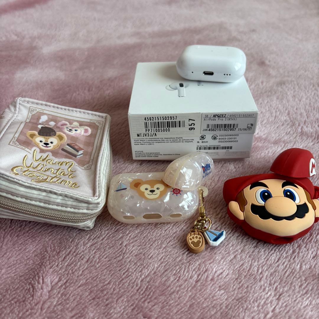 Apple AirPods Pro 2ケースカバー2個付き