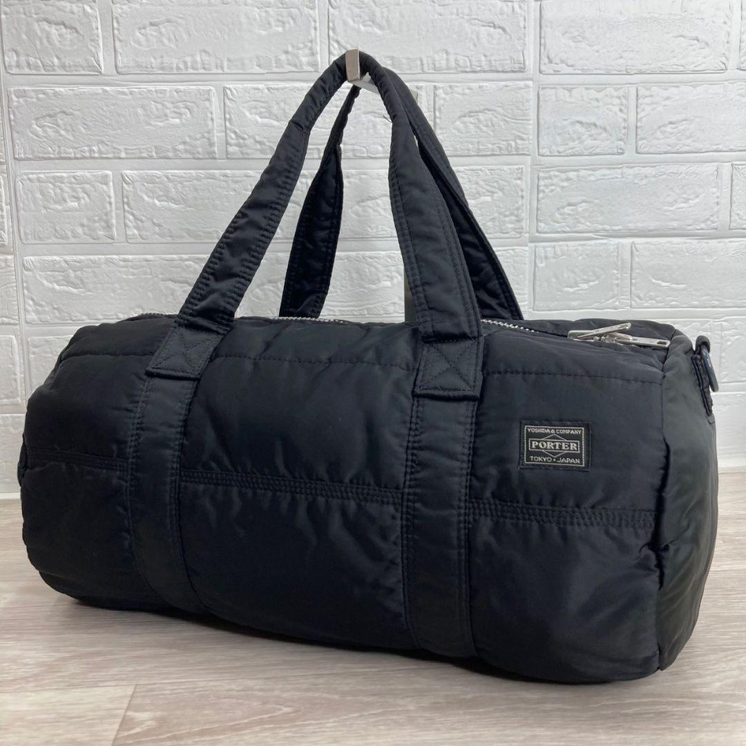 PORTER タンカー ブラック ボストンバッグ