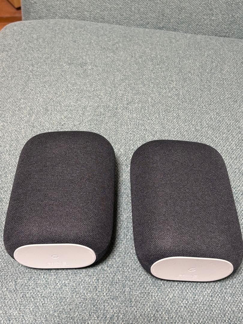 Google Nest Audio チャコール 2台 ステレオ