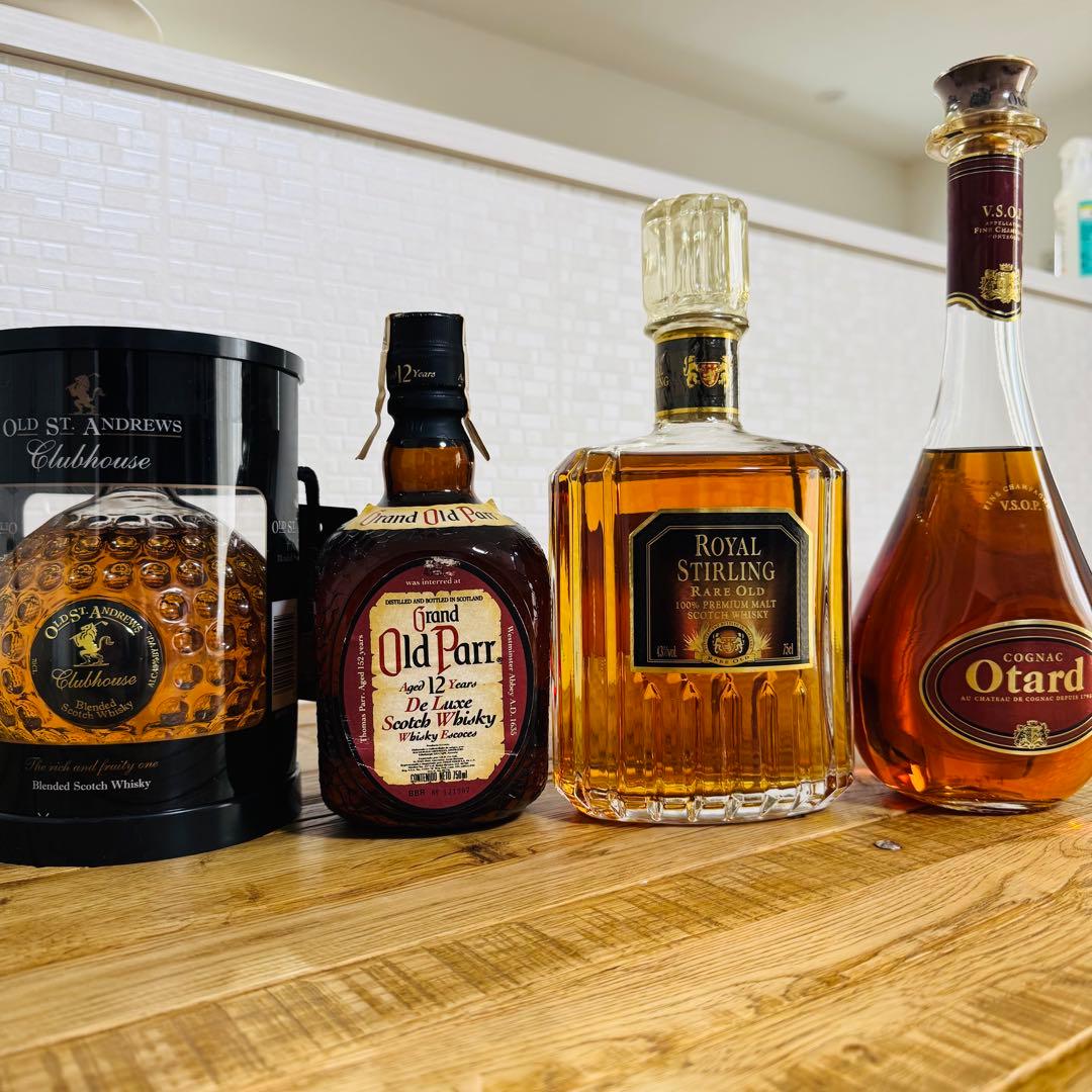 【純さま様特別割引】古酒 ウイスキー4本セット Old Parr Otard