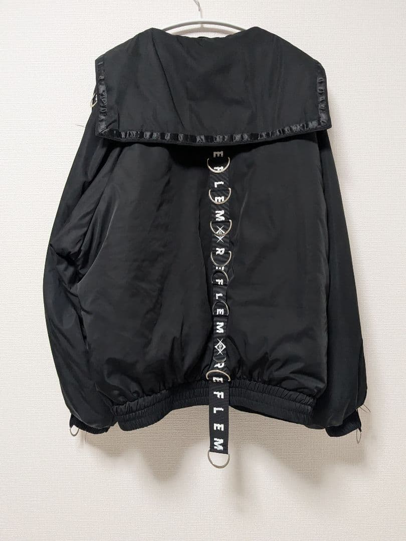 REFLEM Dリング セーラー 中綿 ブルゾン 黒系 レフレム