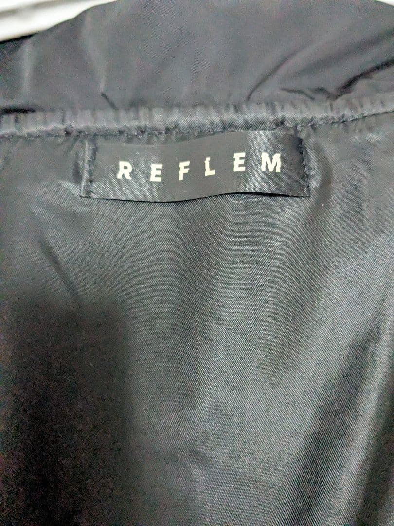 REFLEM Dリング セーラー 中綿 ブルゾン 黒系 レフレム