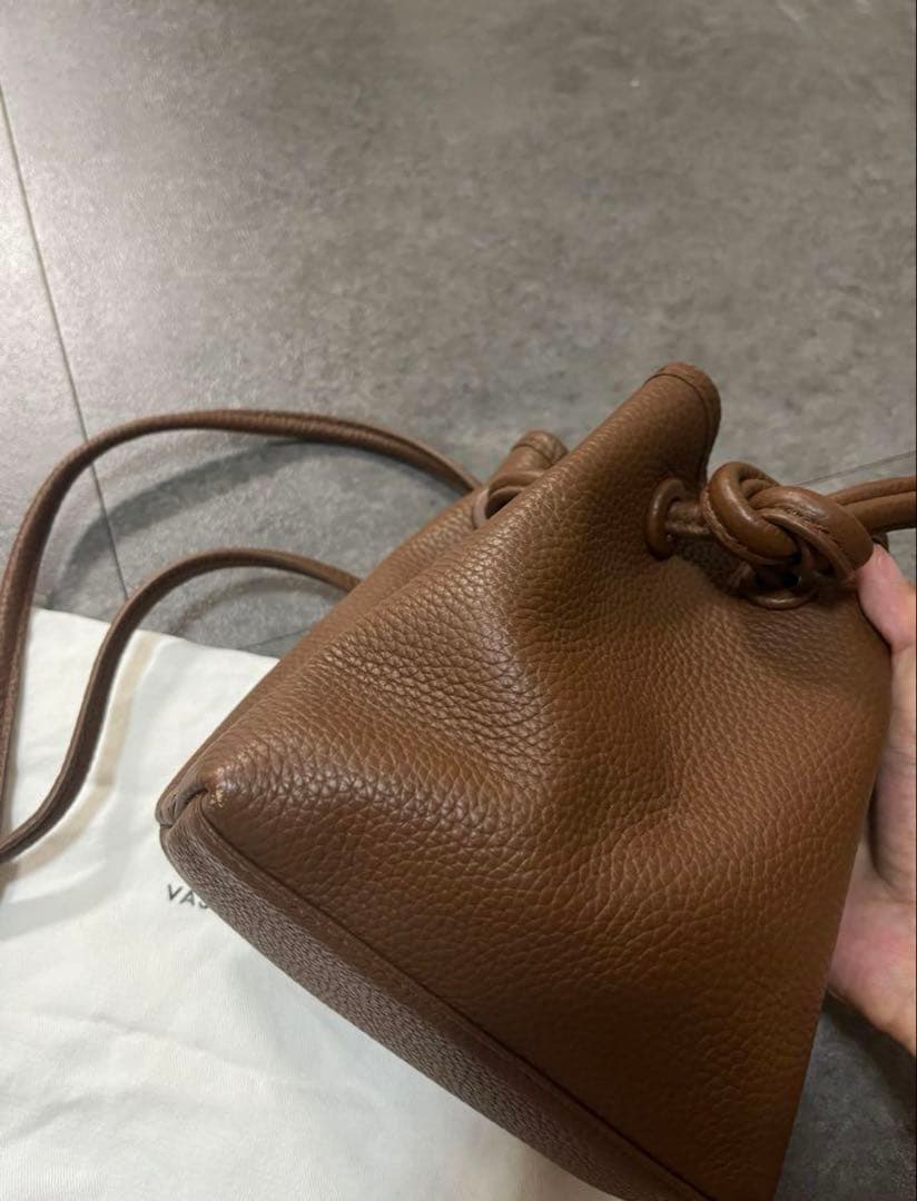 VASIC ブラウンレザー スモールスモール　保存袋付き