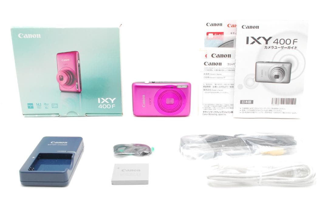 ❤️希少❤️❤️極上美品❤️❤️Canon IXY 400F❤️❤️ピンク箱付きデジカメ