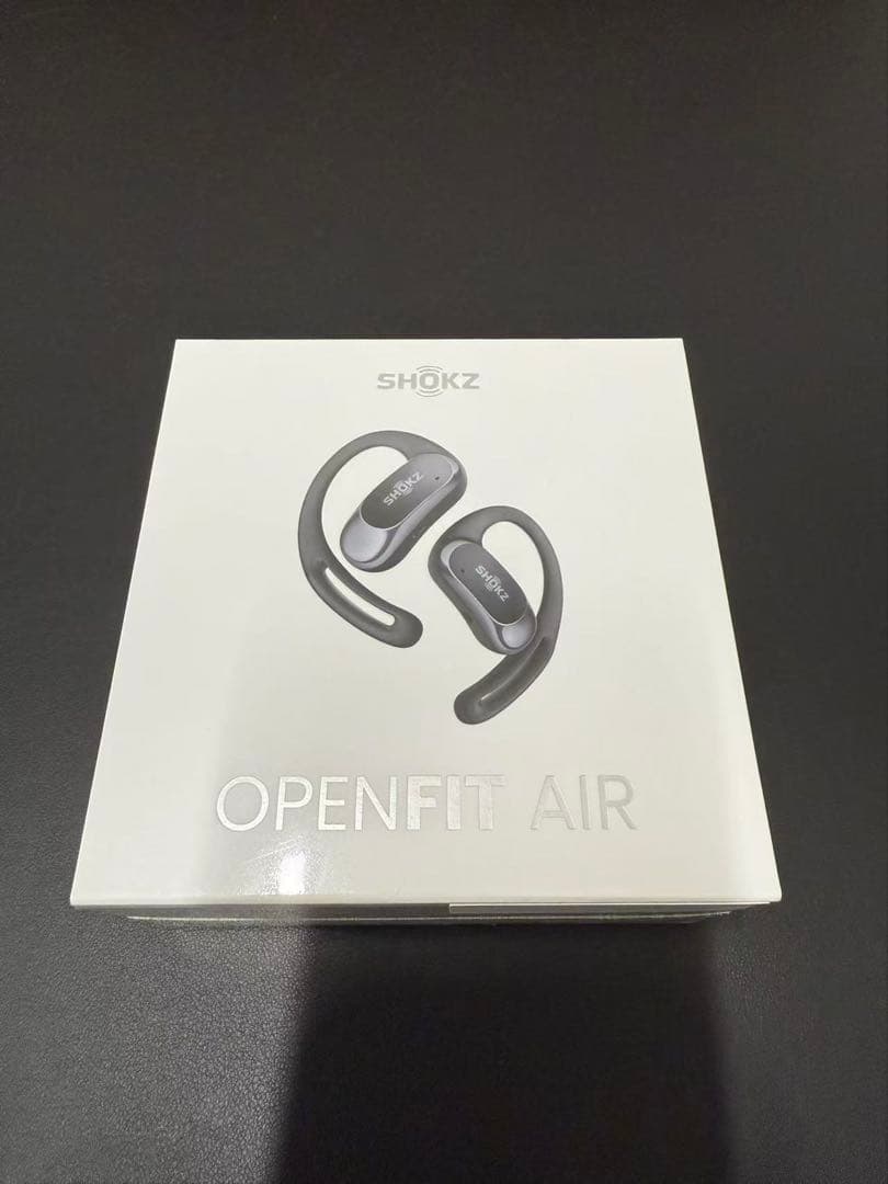 SHOKZ OPENFIT AIR ブラック ワイヤレスイヤホン