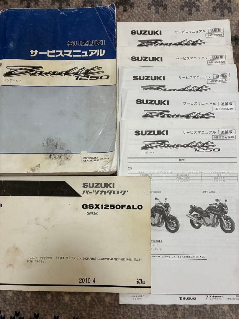 Suzuki Bandit 1250 サービスマニュアル