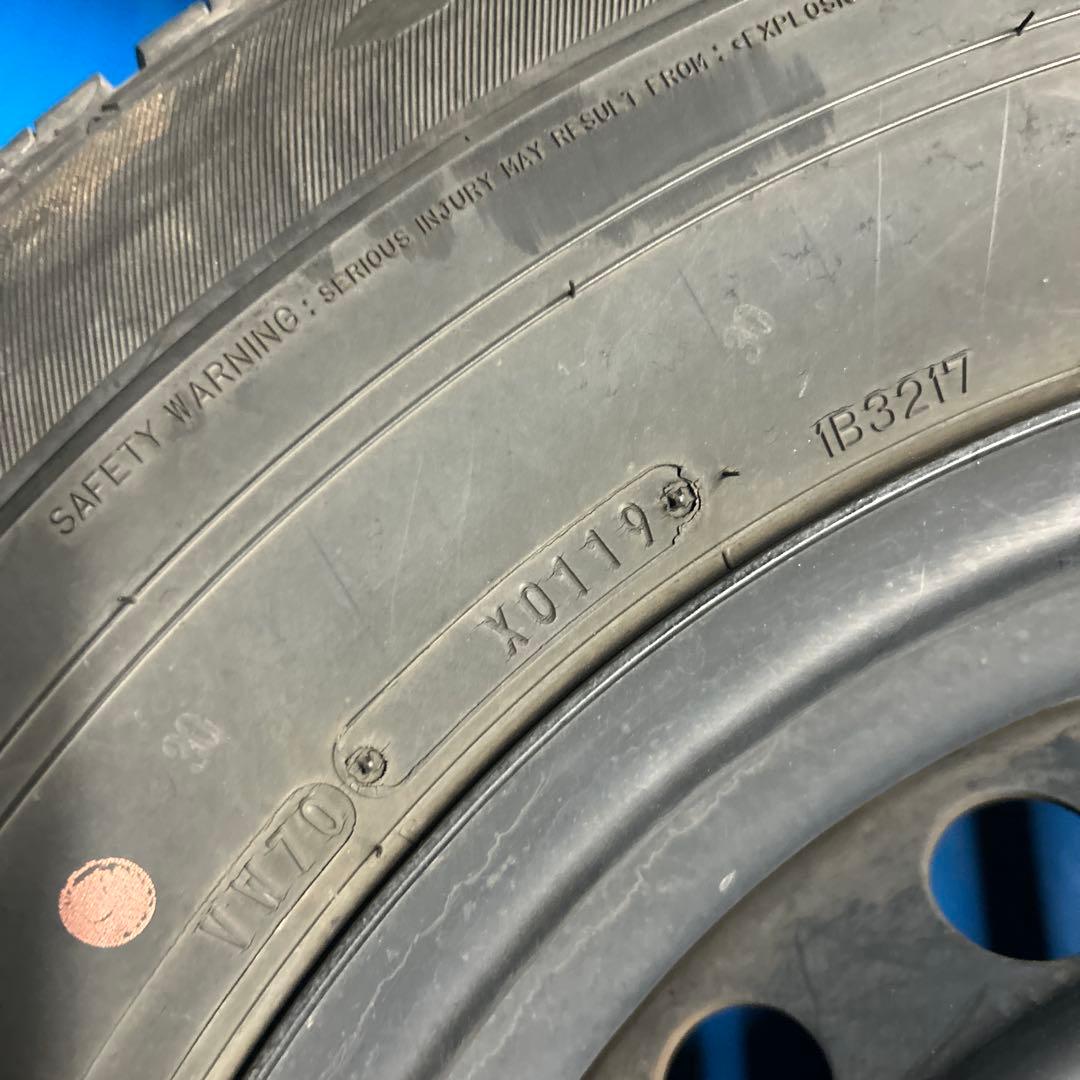 TOYOTAＦＪ純正ホイールとノーマルタイヤ４本セット送料込