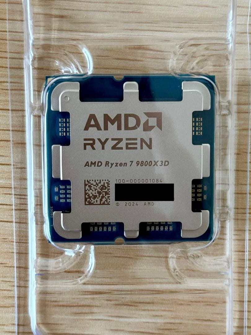AMD Ryzen 7 9800X3D 新品バルク品