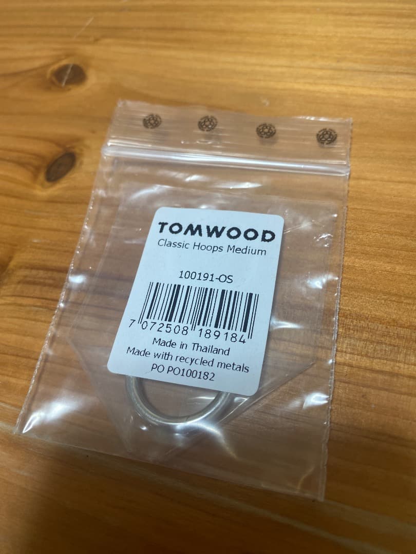 『出品は月曜まで』TOM WOOD Classic Hoops Medium