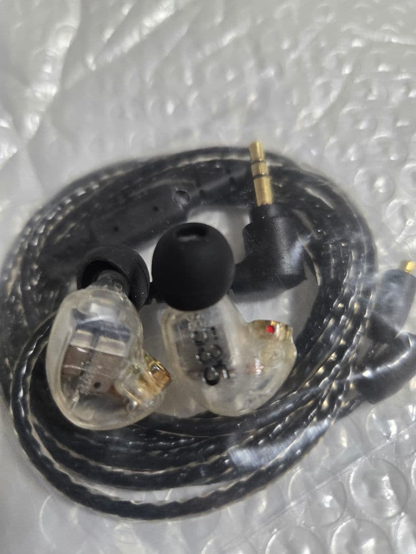 SHURE SE535 ガラスコート 新品フィルター換装済 汎用チップ対応