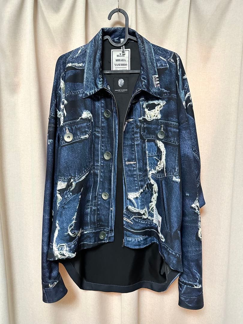 ✴︎希少✴︎ メゾンミハラヤスヒロ × T.A.T.A 転写 デニム ジャケット