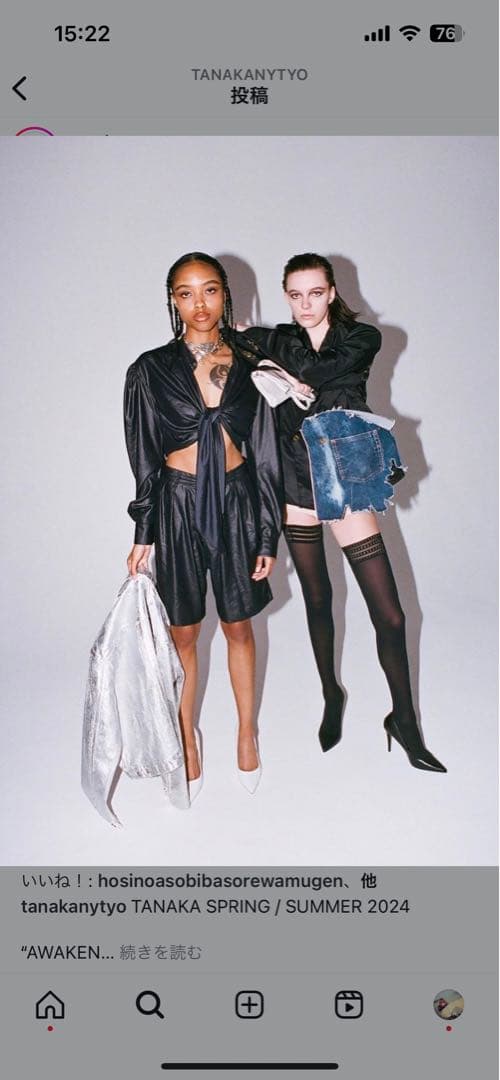 値下げ！！TANAKA ハーフパンツ　タナカ　デニム