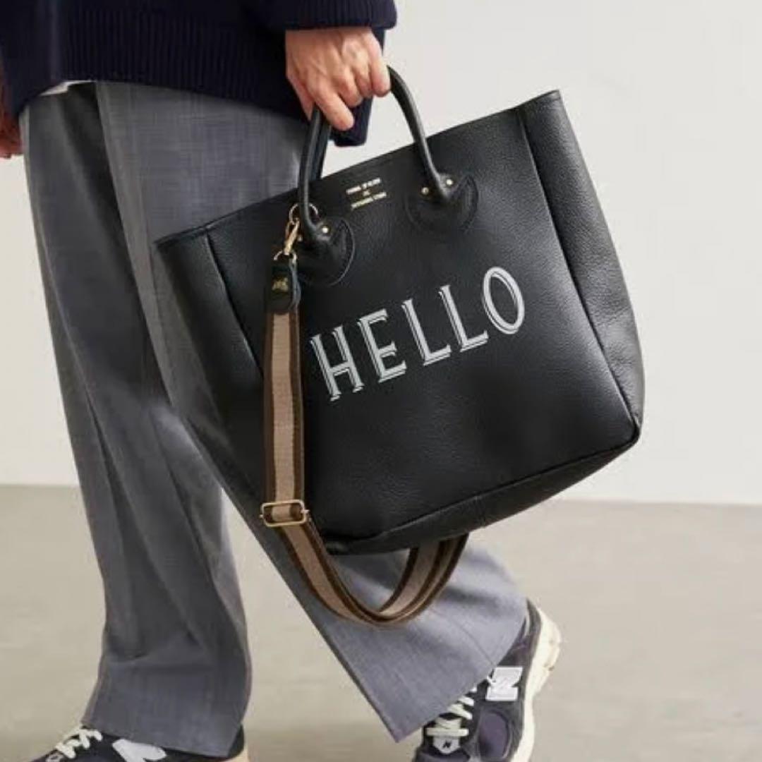【YOUNG&OLSEN】 別注ストラップ付きHELLOバッグ