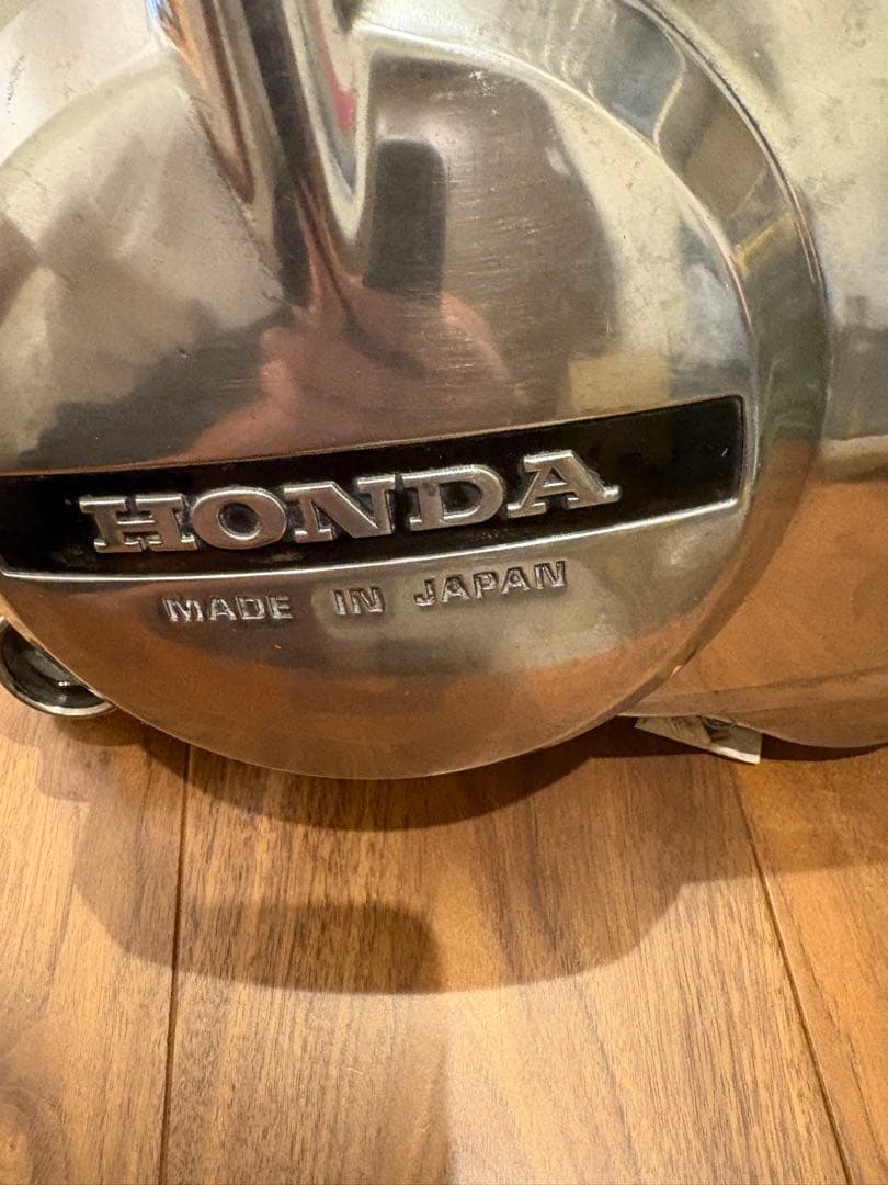 cb250t cb400t 純正　クラッチカバー　美品　バレル研磨　メ