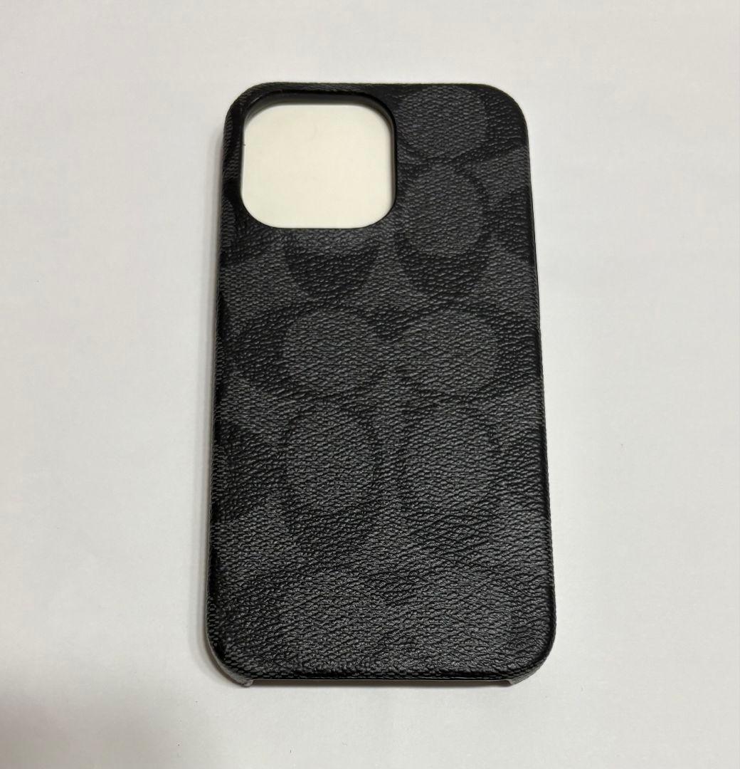 COACH iPhone13 pro 対応 ケース C8023 GRAPHITE