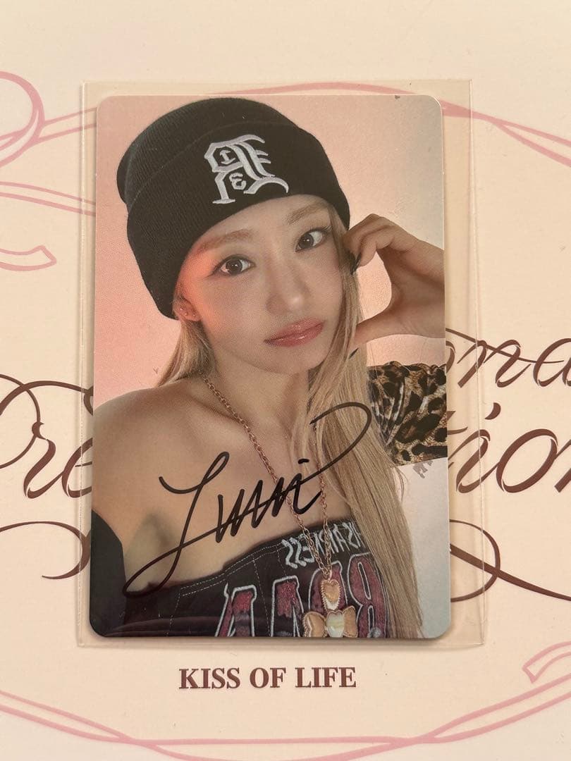 KISS OF LIFE ジュリー S賞直筆サイン入りトレカ