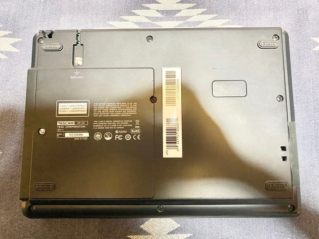 TASCAM DP-03&DP-008 2台セット　電源ケーブル付属